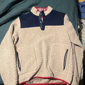 Southern Proper Fleece with Red and Blue Star Accents